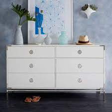 Is the baltic birch drawer box made in canada? Malone Campaign 6 Drawer Dresser White Lacquer West Elm Canada White Lacquer Dresser Furniture 6 Drawer Dresser