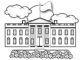 The white house is the official residence and workplace of the president of the united states. Whitehouse Coloring Page