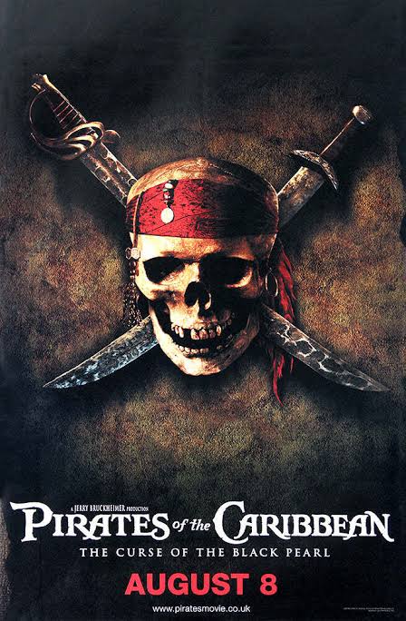 Pirates of the Caribbean Poster Original - The Curse of the Black Pearl |  eBay