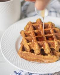 Serve them simply topped with sour cream and chives, or fully loaded with bacon and green onions. Gluten Free Sweet Potato Waffles A Mind Full Mom