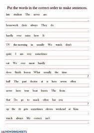 Adverbs tell us in what way someone does something. Present Simple Adverbs Of Frequency Exercises Pdf Exercise Poster