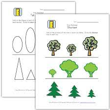 Kids Learn Height Tall And Short Worksheets Kindergarten Worksheets Printable Printable Preschool Worksheets Free Printable Preschool Worksheets