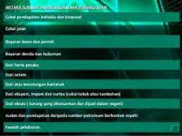 Perbezaan nilai cukai taksiran adalah disebabkan oleh Semua Hasil Cukai Pintu Dan Cukai Hiburan Di Sesebuah Negeri Terletak Di Bawah Bidang Kuasa Sebenarnya Aku Tidak Punya Latar Belakang Keahlian Di Bidang Elektronika