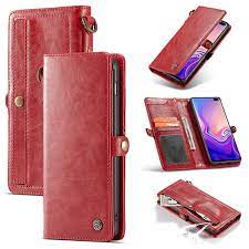 This wallet folio can store up to 14 credit cards including a id picture slot. Caseme Luxury Detachable Samsung Galaxy S10 Wallet Case