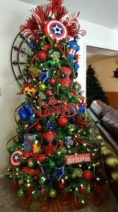 Marvel Super Heroes Tree Christmas Tree Decorating Themes Slim Christmas Tree Disney Christmas Tree