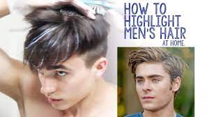 How To Highlight Men S Hair At Home Men Hair Highlights Boys Hair Highlights How To Highlight Mens Hair