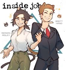 reagan ridley and brett hand (inside job) drawn by raneu_34 | Danbooru