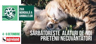 Ziua internationala a animalelor este dedicata sarbatoririi tuturor vietuitoarelor naturii si dateaza din anul 1925. SÄrbÄtorim Ziua InternaÈionalÄ A Animalelor Agroland
