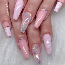 100 Latest Nail Trends For Winter 2020 Nail Art Design Ideas For 2020 In 2020 Coffin Nails Designs Pink Acrylic Nails Cute Acrylic Nails