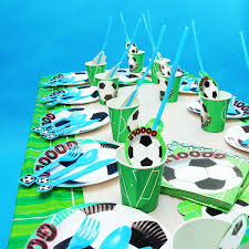 See more ideas about soccer party, soccer birthday, soccer birthday parties. Football Soccer Theme Party Decorations For Kids Birthday Party Event Festive Party Supplies Alexnld Com