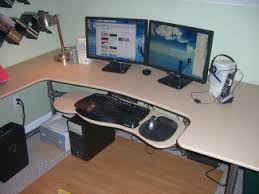 You may build a customized shelf for holding it, either above your monitor or below your desktop, or you may build another cabinet that's entirely separate from your computer desk. Build Your Own Diy Computer Gaming Desk Simplified Building