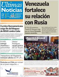 2018 11 17 Portada De Ultimas Noticias Venezuela Venezuela Noticias Prensa