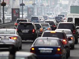 В пробках стали главные улицы и мосты киева. Kiev Skovali Ogromnye Probki Karta