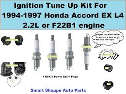 Honda recommends replacement once every 2 years or 40,000 miles whichever comes first. Tune Up Kit For 94 97 Accord Ex L4 Spark Plug Wire Set Cap Roto Oil Fuel Filter Spark Plug Plugs Honda Accord Ex