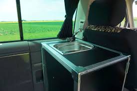 Vw Bus T4 T5 T6 Etc Premium Camper Kuche Kuchenblock Camping Der Korpus Besteht Aus Leichtem Sehr Strapazierfahigem Und Absolut Vw Bus Bus Camping Info