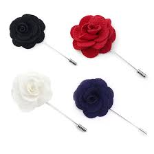 Free shipping cash on delivery best offers. Buy Verceys Men S Suit Lapel Handmade Flower Pin Brooch Black White Blue And Red Rose 4 Pieces At Amazon In