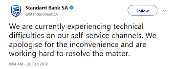 Standard bank recently promoted a virtual seminar (webinar) about the regulation of opening and operating accounts in foreign currency (notice 10/gbm/19) in order to explain to its clients the. Banking Systems Go Down At South Africa S Standard Bank Fintech Futures
