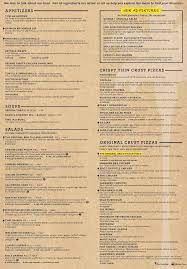 Free evening pickup service available from hotels. California Pizza Kitchen Menu Menu For California Pizza Kitchen Airport Mia Miami