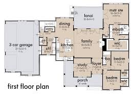 A three bedroom house is a great marriage of space and style, leaving room for growing families or take a look at these 25 new options for a three bedroom house layout and you're sure to find out that. 3 Car Garage Farm House Style House Plan 7844 Plan 7844