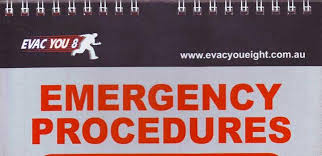 emergency procedures flip chart state one fire protection