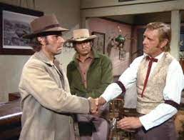 Rip Torn Michael Landon And Don Knight In Blind Hunch 1971 Bonanza S13 E9 398 Episode Guide Michael Landon Nbc Universal