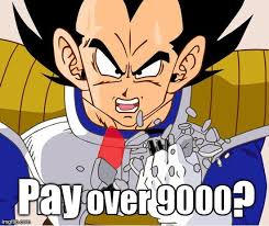 Devo assolutamente farmi un selfie di ricordo vegeta over. Numbers It S Over 9000 Dragon Ball Z Newer Animation Memes Gifs Imgflip
