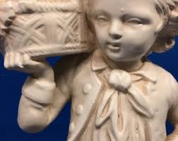 ABCO Chalkware 50's Boy Figurine