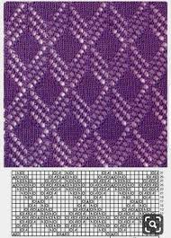 Free Lace Diamond Knitting Stitch Chart Knitting Kingdom