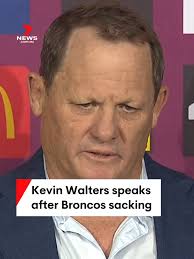 Ex Broncos coach Kevin Walters has fought back tears whilst addressing the  media after his shock sacking. The Brisbane Broncos made the shock  announcement to part ways with the coach following their ...