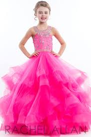 Hot Pink Pageant Dresses With Ruffles For Your Little Girl Little Girl Pageant Dresses Girls Ball Gown Pageant Dresses