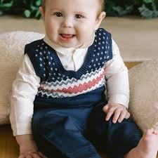 Emile Et Rose Baby Boy Kendrick 3 Piece Set, Navy