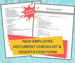 daycare employee orientation new hire document checklist etsy in 2021 childcare center child care training opening a daycare