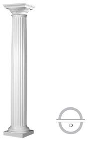 Chadsworth columns is proud to provide our unmatched product lines for your home or building. Endura Stone Tapered Fluted Column Smooth Paint Grade Tuscan Base Traditional Columns And Capitals By Ekena Millwork Houzz