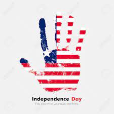 The liberian declaration of independence is a document adopted by the liberian constitutional convention on 26 july 1847, to announce that the commonwealth of liberia, a colony founded and controlled by the private american colonization society, was an independent state known as the republic of liberia. Hand Print Which Bears The Flag Of Liberia Independence Day Royalty Free Cliparts Vectors And Stock Illustration Image 57446964