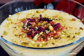 How To Make Mahalabia An Easy Chilled Middle Eastern Dessert Recipe Middle Eastern Desserts Mahalabia Recipe Mediterranean Cuisine