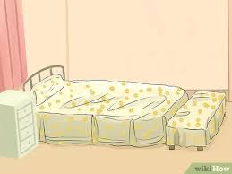 For ease of movement, leave a minimum of three feet between the bed and side walls or large pieces of furniture and at least two feet between the bed and low furniture, like tables and dressers. How To Give Your Room A Makeover With Pictures Wikihow