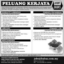 Baba products (m) sdn bhd. Nak Dekat Raya Ni Masih Mencari Jobs 1klassifieds Facebook
