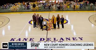 CBS Sports Philadelphia Anchor/Reporter Pat Gallen '07 Features Kane  DeLaney Court Unveiling