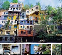 Hundertwasser House Vienna Reflects Organic By Incorporating Soil Grass And Trees Into Its St Hundertwasser Architecture Architecture Organic Architecture