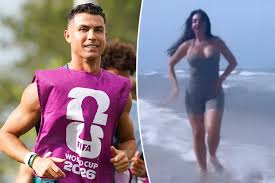 Cristiano Ronaldo’s fiancée Georgina Rodríguez turns heads with beach dance before Portugal World Cup 2026 game