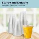 Hakoware Disposable 12 oz Premium Ultra Clear Plastic Cold Cups ...