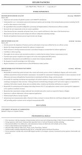 Erp Business Analyst Resume Sample Mintresume