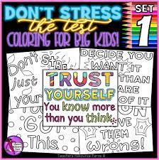 Christmas zentangle coloring pages copy hope. Growth Mindset Colouring Pages Posters Don T Stress The Test 1 Testing Motivation Shop