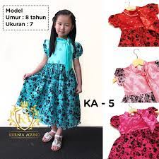 Contoh model baju anak perempuan umur 5, 6, 7 tahun terbaru ini merupakan baju anak yang cantik dan unik dangan gambar bunga, kartun, frezen. Promo Gaun Anak Perempuan 2 12 Tahun Baju Pesta Dress Princess Ka5 2 3 Tahun Merah Elevenia