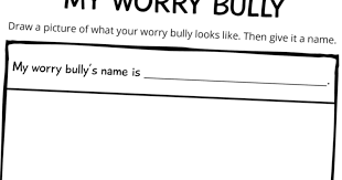 This reading selection looks at a variety of behaviours that good kids do including being polite. Free Printable Worry Bully Worksheet And Next Comes L Hyperlexia Resources