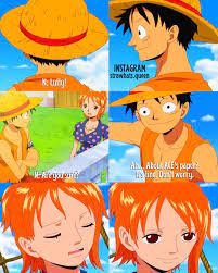 Pin By Strawhats Queen On My Edit Luffy Luffy X Nami One Piece Fanart