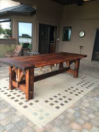 Farmhouse Table Hand Made With Reclaimed Douglas Fir Barn Wood Diy Dining Table Farmhouse Dining Table Farmhouse Table Plans