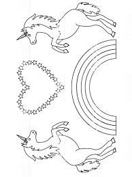 595 x 842 jpg pixel. Kleurplaat Eenhoorn Regenboog Leukekleurplaten Nl