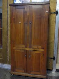 This pantry cabinet was designed to allow another cabinet to be stacked on top of it. Sold Price Pantry Cabinet Antique American With Double Door Upper Compartment With Interior Shelving Over Lower Double Do November 6 0116 12 00 Pm Pst