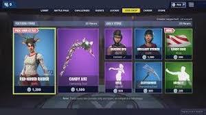 But players don't like to use the same looking pickaxe every time. New Red Nosed Raider Ranger Candy Cane Pickaxe Wrap December 19th Fortnite Daily Item Shop Youtube